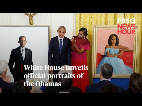 Watch White House Unveils Official Portraits Of The Obamas Shorts